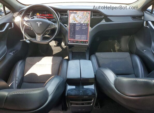 5YJSA1E29JF261670 2018 TESLA MODEL Black Widok deski rozdzielczej