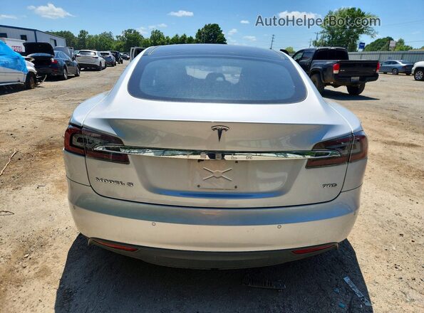 5YJSA1E2XGF123791 2016 TESLA MODEL Серебряный Вид сзади