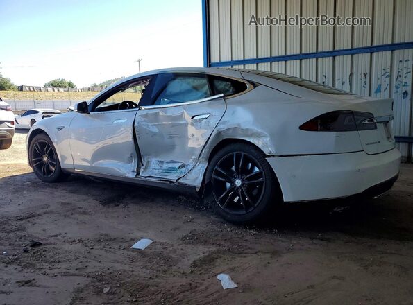 5YJSA1E2XGF124696 2016 TESLA MODEL White Rear left