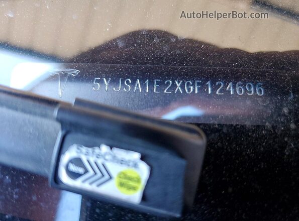 5YJSA1E2XGF124696 2016 TESLA MODEL White Engine compartment view