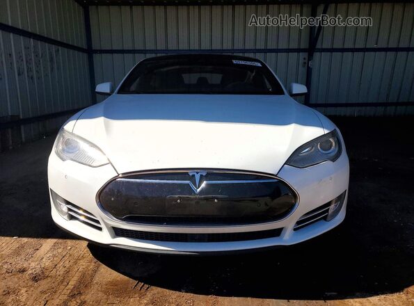 5YJSA1E2XGF124696 2016 TESLA MODEL White Front view