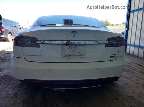 5YJSA1E2XGF124696 2016 TESLA MODEL White Rear view