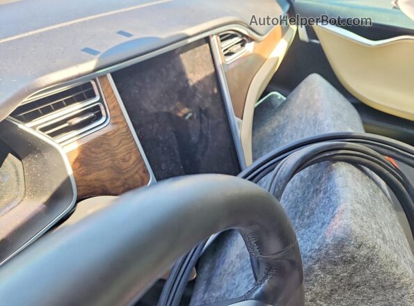 5YJSA1E2XGF149808 2016 TESLA MODEL Beige ხელსაწყოთა პანელის ხედი