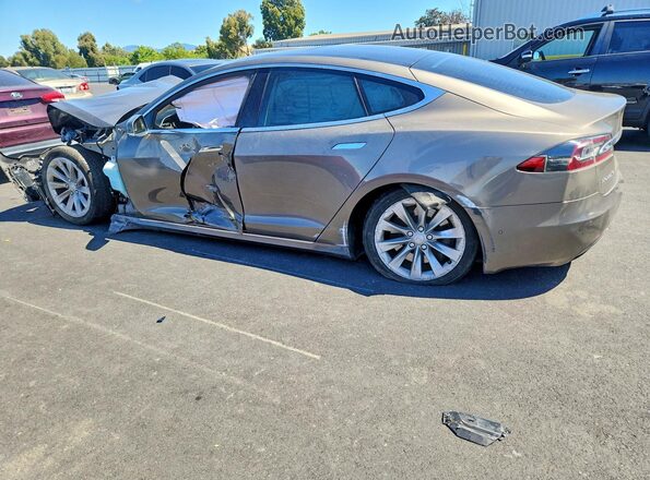 5YJSA1E2XGF149808 2016 TESLA MODEL Beige უკანა მარცხენა