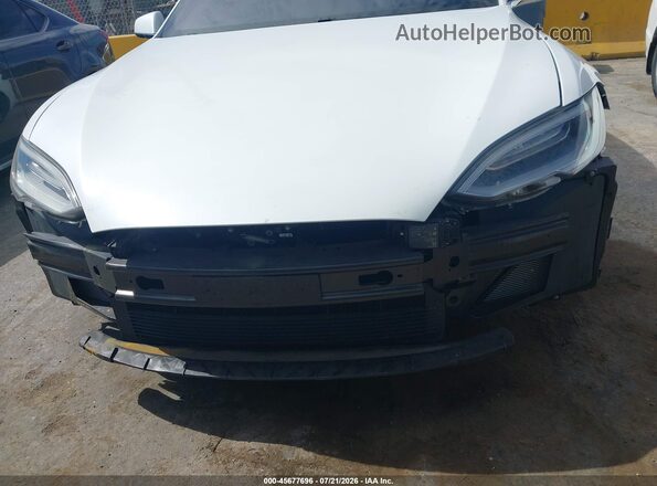 5YJSA1E2XMF424704 2021 TESLA MODEL S White წინა ხედი