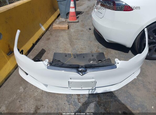 5YJSA1E2XMF424704 2021 TESLA MODEL S White ხელსაწყოთა პანელის ხედი