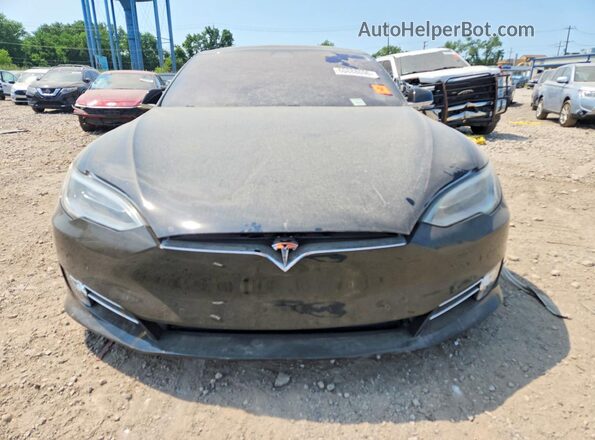 5YJSA1E41JF285480 2018 TESLA MODEL Black Front view