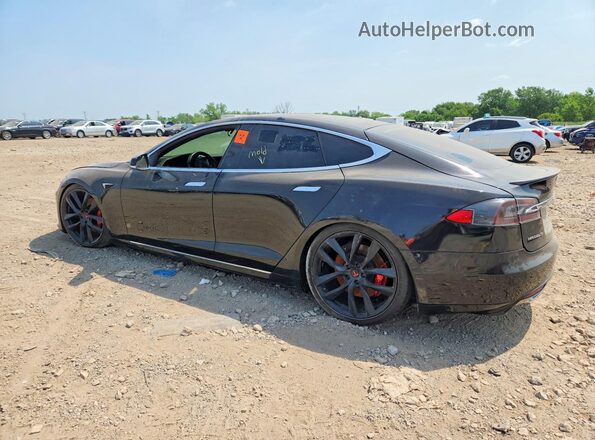 5YJSA1E41JF285480 2018 TESLA MODEL Black Rear left