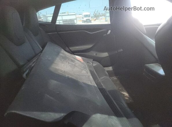 5YJSA1E41JF285480 2018 TESLA MODEL Black Rear seats view