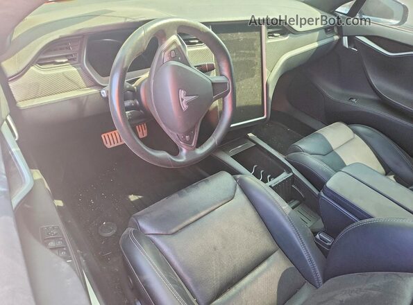 5YJSA1E41JF285480 2018 TESLA MODEL Black Dashboard view
