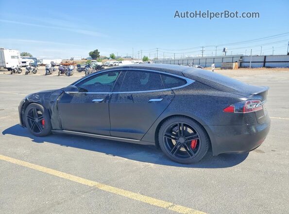 5YJSA1E42JF296598 2018 TESLA MODEL Black Հետևի ձախ