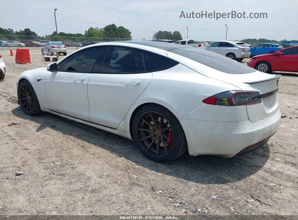 5YJSA1E43KF312843 2019 TESLA MODEL S White უკანა მარცხენა