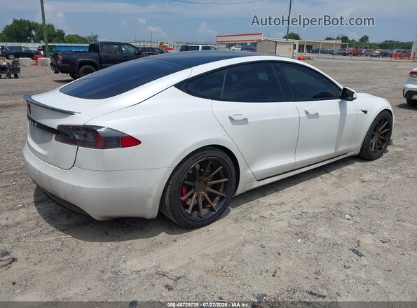 5YJSA1E43KF312843 2019 TESLA MODEL S White უკანა მარჯვენა