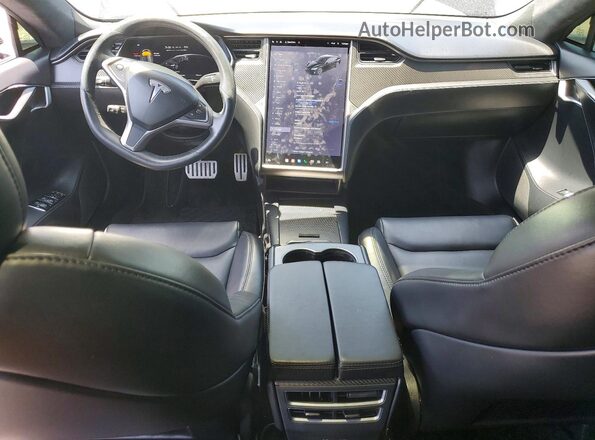 5YJSA1E43MF423380 2021 TESLA MODEL Black წინა პანელის ხედი