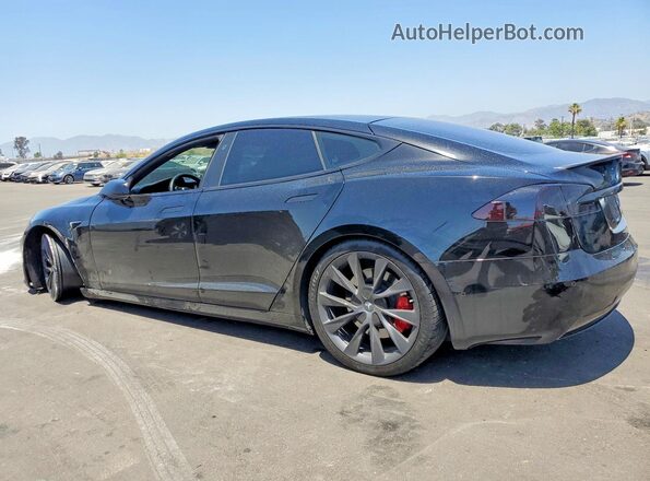 5YJSA1E43MF423380 2021 TESLA MODEL Black უკანა მარცხენა