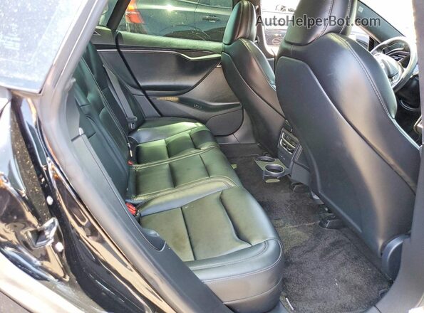 5YJSA1E43MF423380 2021 TESLA MODEL Black უკანა სავარძლების ხედი