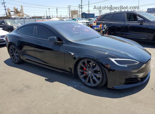 5YJSA1E43MF423380 2021 TESLA MODEL Black წინა მარჯვენა