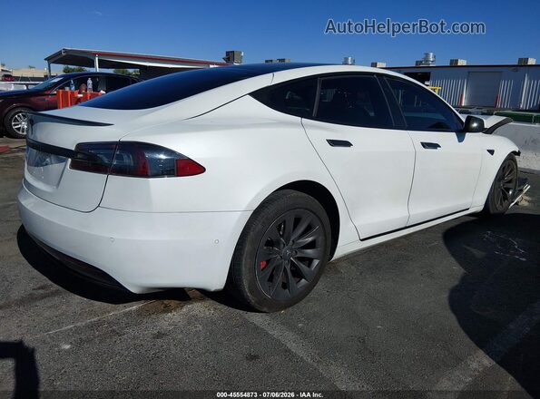 5YJSA1E45LF364685 2020 TESLA MODEL S White უკანა მარჯვენა