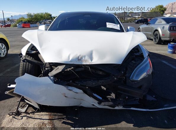 5YJSA1E45LF364685 2020 TESLA MODEL S White ხელსაწყოთა პანელის ხედი