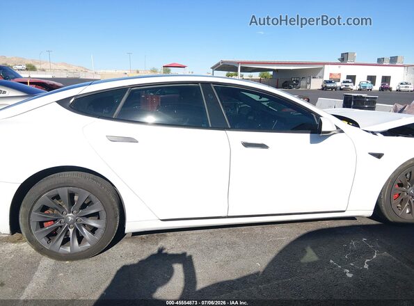 5YJSA1E45LF364685 2020 TESLA MODEL S White უკანა სალონის ხედი