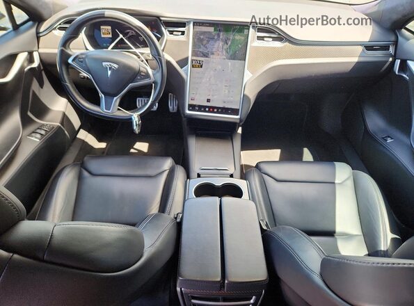 5YJSA1E48JF259796 2018 TESLA MODEL Black Առջևի վահանակի տեսք