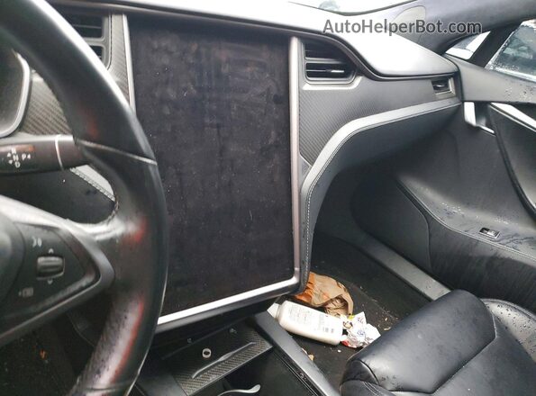 5YJSA1E49KF334975 2019 TESLA MODEL White ხელსაწყოთა პანელის ხედი