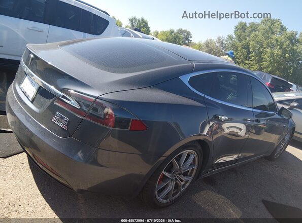 5YJSA1E4XHF199045 2017 TESLA MODEL S Серый Вид задней части салона
