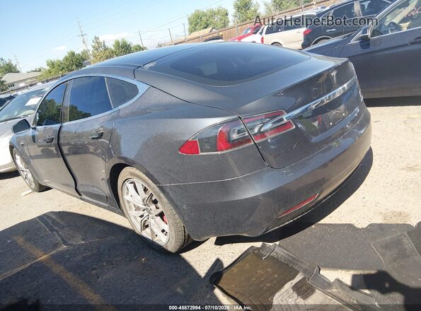 5YJSA1E4XHF199045 2017 TESLA MODEL S Серый Задняя левая четверть