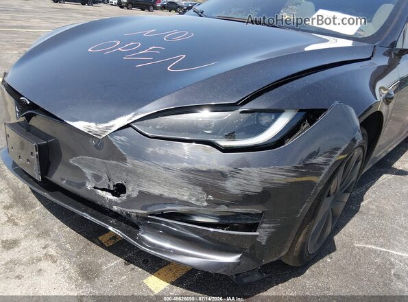 5YJSA1E52PF526982 2023 TESLA MODEL S Gray წინა ხედი