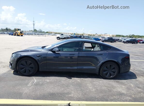 5YJSA1E52PF526982 2023 TESLA MODEL S Gray უკანა სალონის ხედი