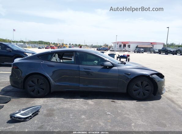 5YJSA1E52PF526982 2023 TESLA MODEL S Gray ხელსაწყოთა პანელის ხედი