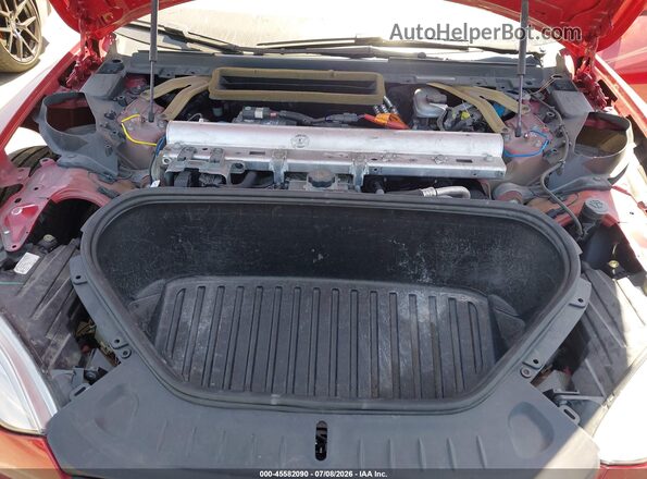 5YJSA1E53MF428801 2021 TESLA MODEL S Red Հետևի տեսք
