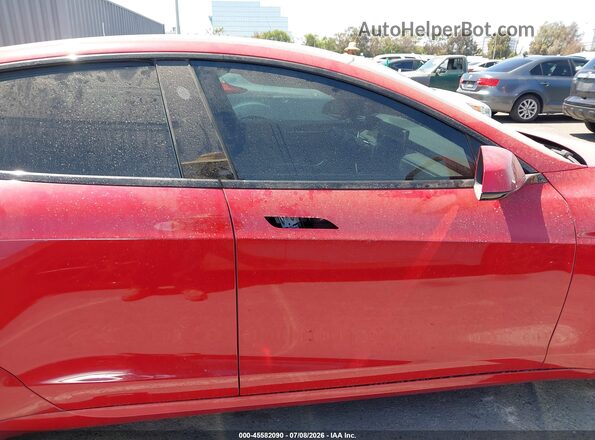5YJSA1E53MF428801 2021 TESLA MODEL S Red Սալոնի հետևի տեսք
