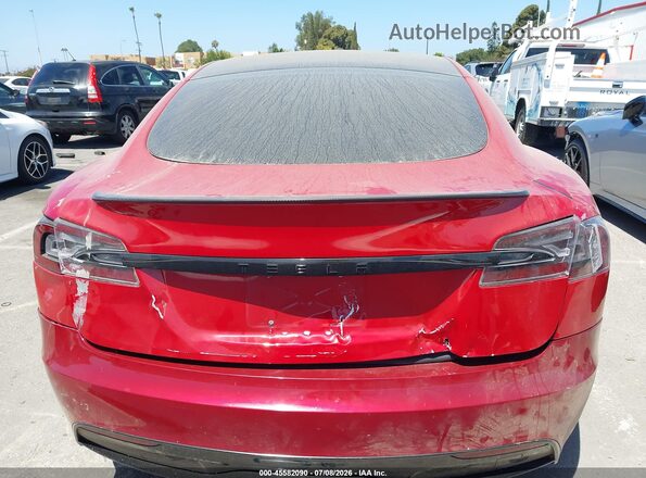 5YJSA1E53MF428801 2021 TESLA MODEL S Red 