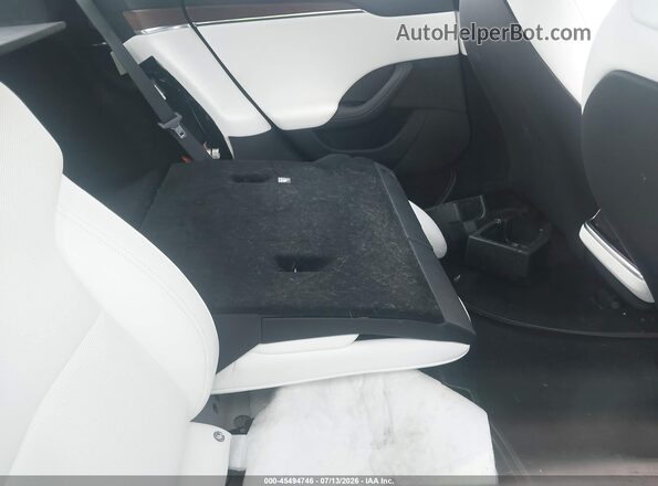 5YJSA1E53MF451690 2021 TESLA MODEL S White Vista de la etiqueta del VIN