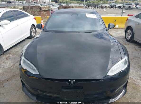 5YJSA1E54MF428239 2021 TESLA MODEL S Black ხელსაწყოთა პანელის ხედი