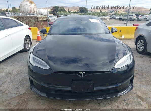5YJSA1E54MF428239 2021 TESLA MODEL S Black წინა ხედი