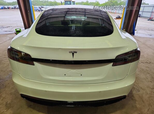 5YJSA1E54MF443761 2021 TESLA MODEL White Vista trasera