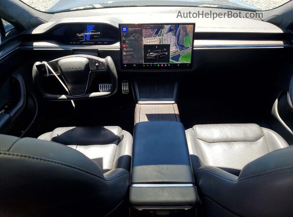 5YJSA1E56MF436343 2021 TESLA MODEL Black Вид панелі приладів