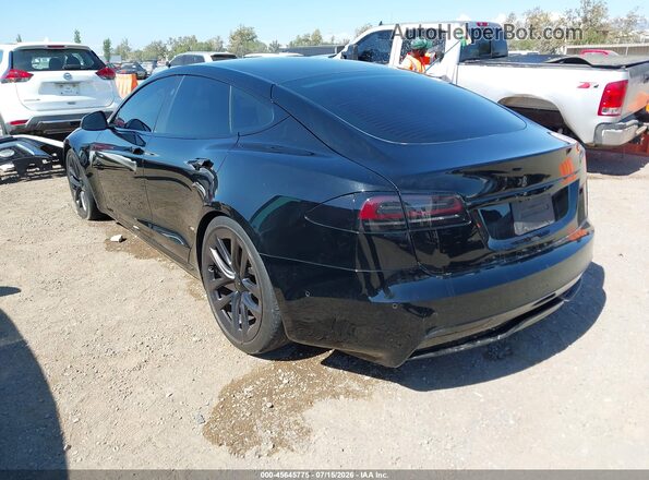 5YJSA1E56NF475919 2022 TESLA MODEL S Black Trasero izquierdo