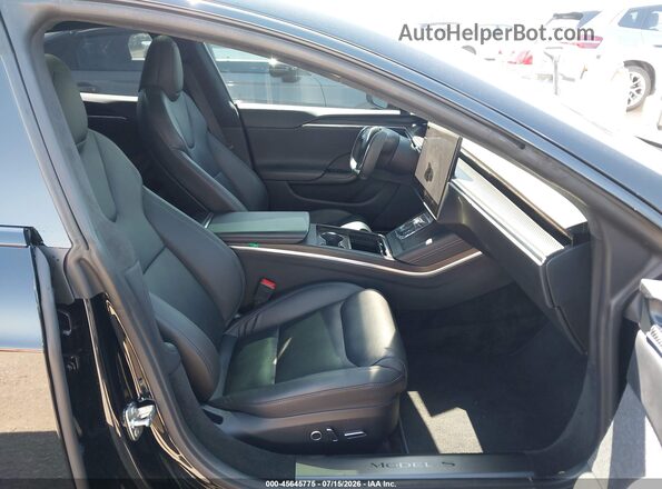 5YJSA1E56NF475919 2022 TESLA MODEL S Black Vista interior delantera