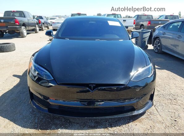5YJSA1E56NF475919 2022 TESLA MODEL S Black Vista del cuadro de instrumentos