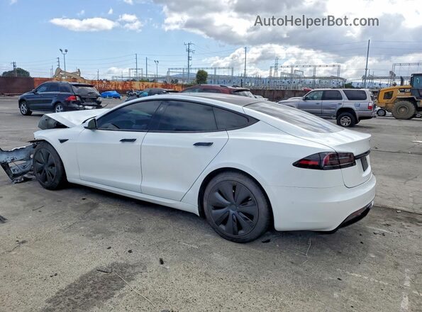 5YJSA1E56NF483003 2022 TESLA MODEL White უკანა მარცხენა