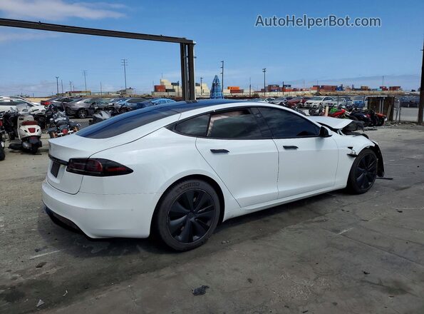5YJSA1E56NF483003 2022 TESLA MODEL White უკანა მარჯვენა