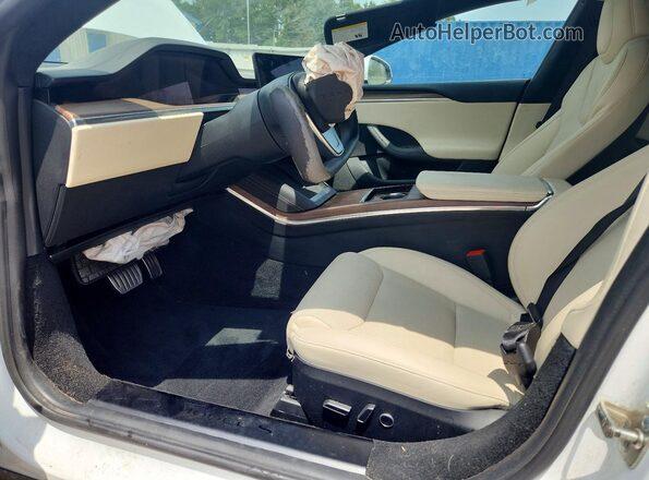 5YJSA1E56NF489920 2022 TESLA MODEL White Սալոնի դիմացի տեսք