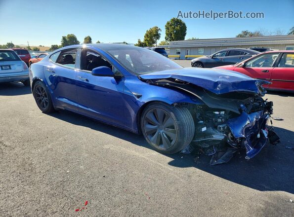 5YJSA1E57PF529330 2023 TESLA MODEL Blue Առջևի աջ