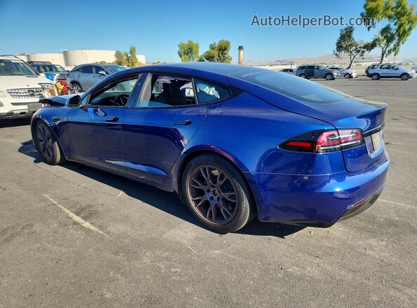 5YJSA1E57PF529330 2023 TESLA MODEL Blue Հետևի ձախ
