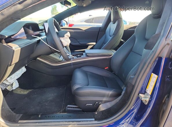 5YJSA1E57PF529330 2023 TESLA MODEL Blue Սալոնի դիմացի տեսք