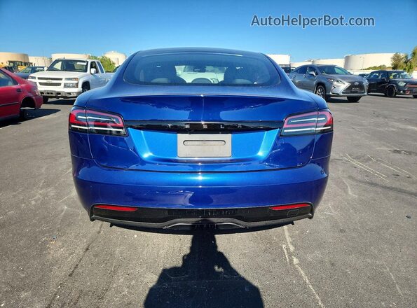 5YJSA1E57PF529330 2023 TESLA MODEL Blue Հետևի տեսք