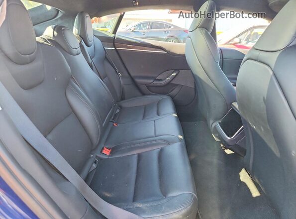 5YJSA1E57PF529330 2023 TESLA MODEL Blue Հետևի նստատեղերի տեսք